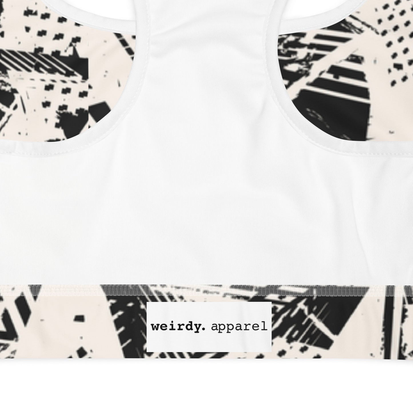 Women's Askew Padded Sports Bra White