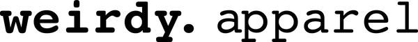 weirdy. apparel logo