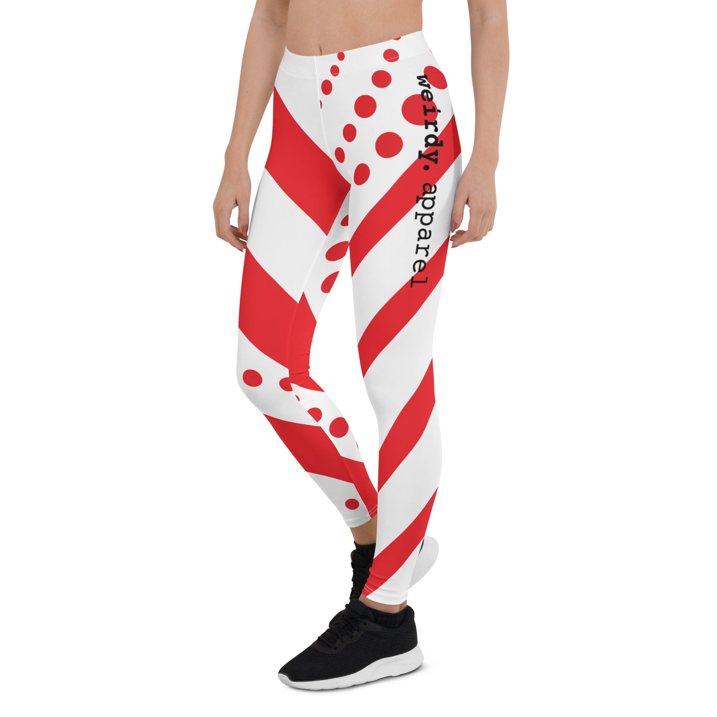 Women's Candy Cane Yoga Leggings
