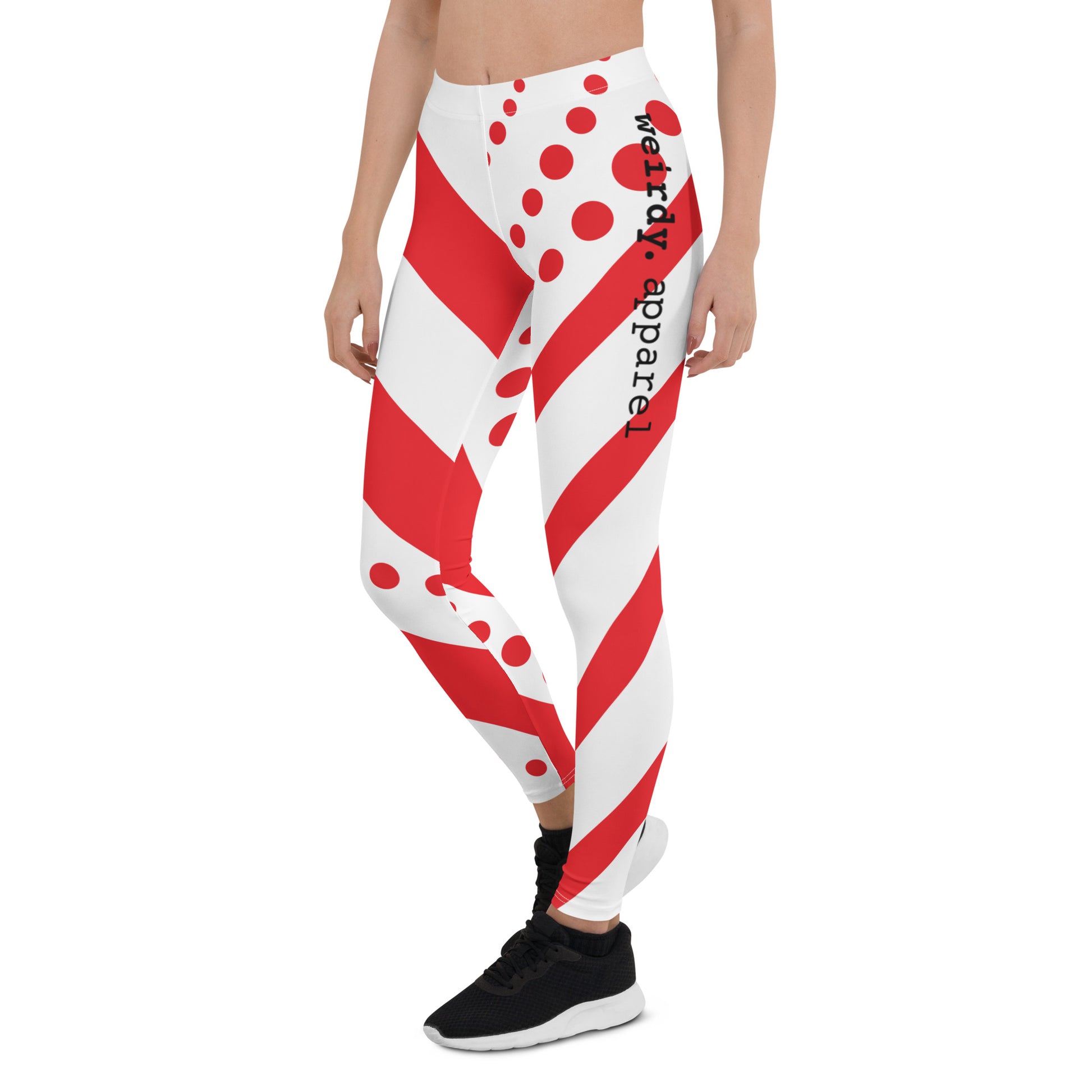 Women's Candy Cane Yoga Leggings