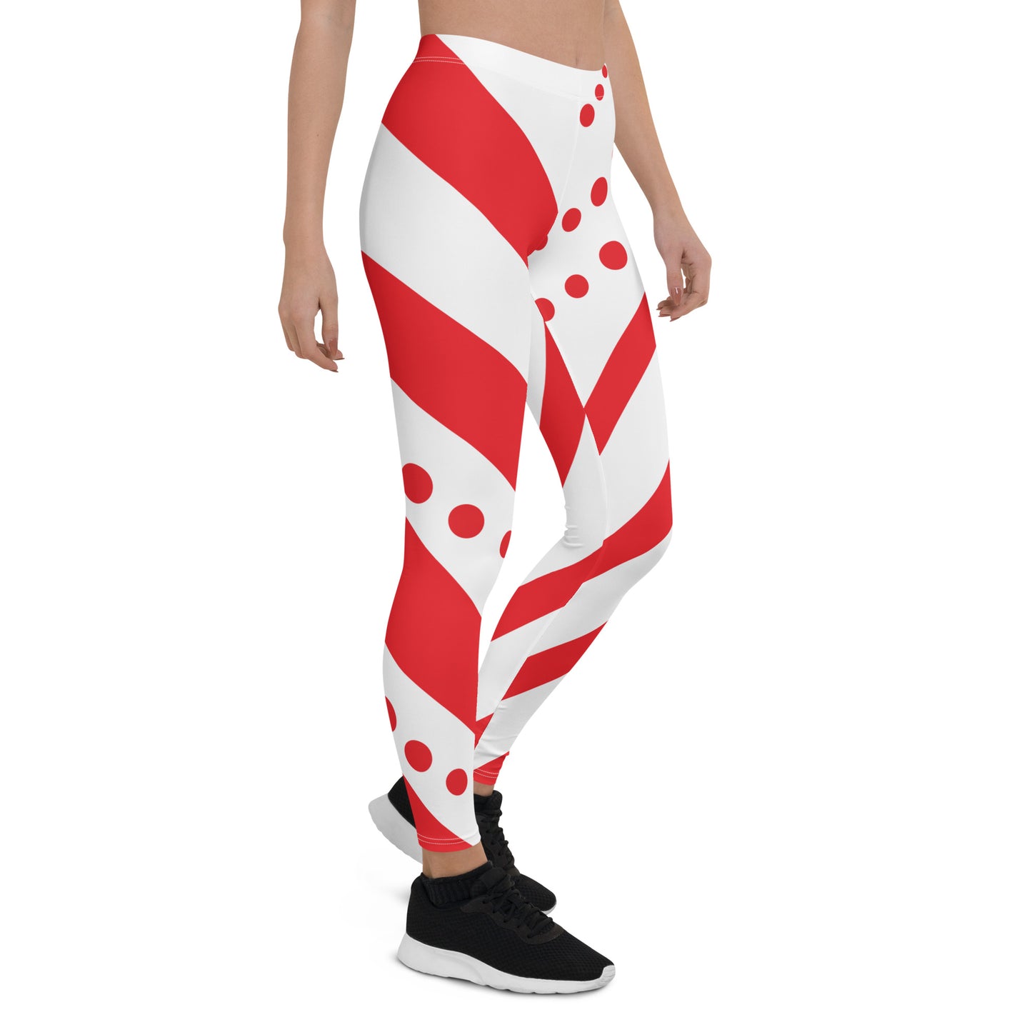 Women's Candy Cane Yoga Leggings