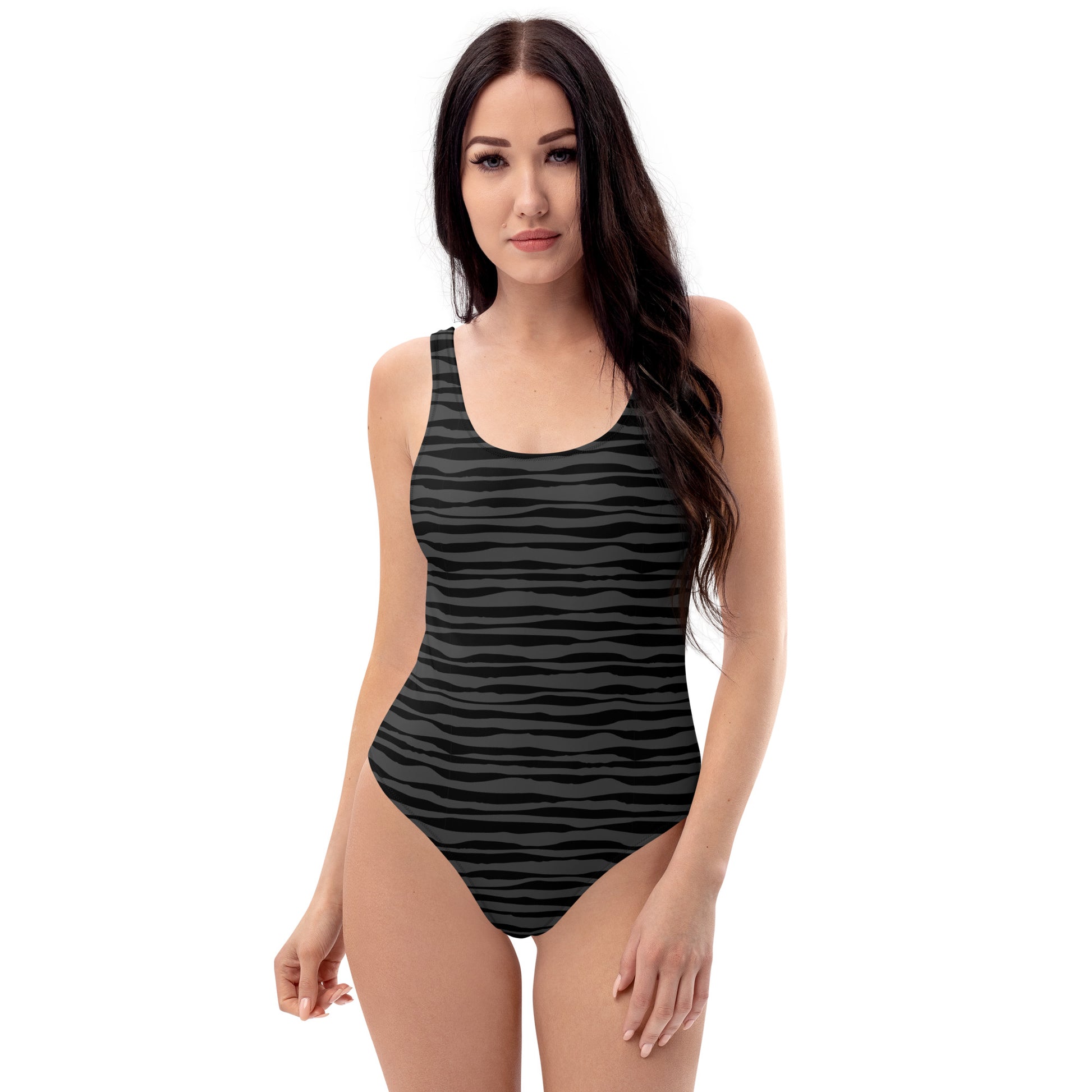 Women's Faded Tiger One-Piece Swimsuit