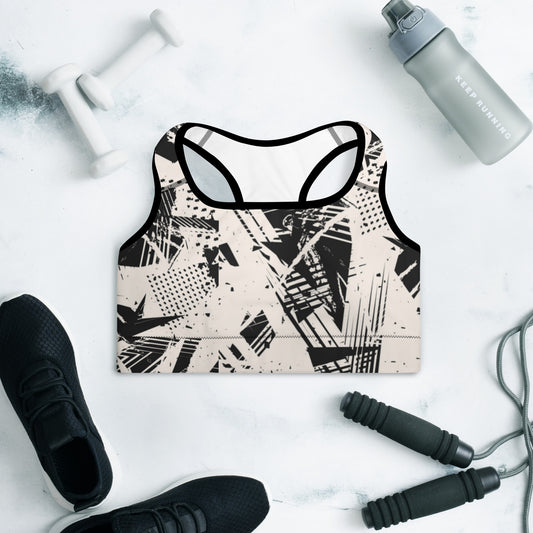 Women's Askew Padded Sports Bra Black