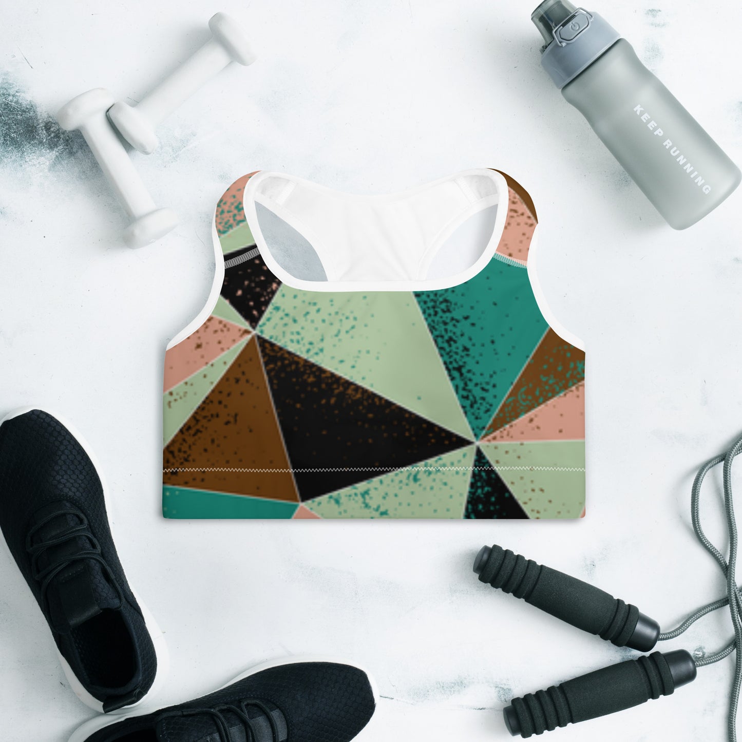 Women's Prism Padded Sports Bra White