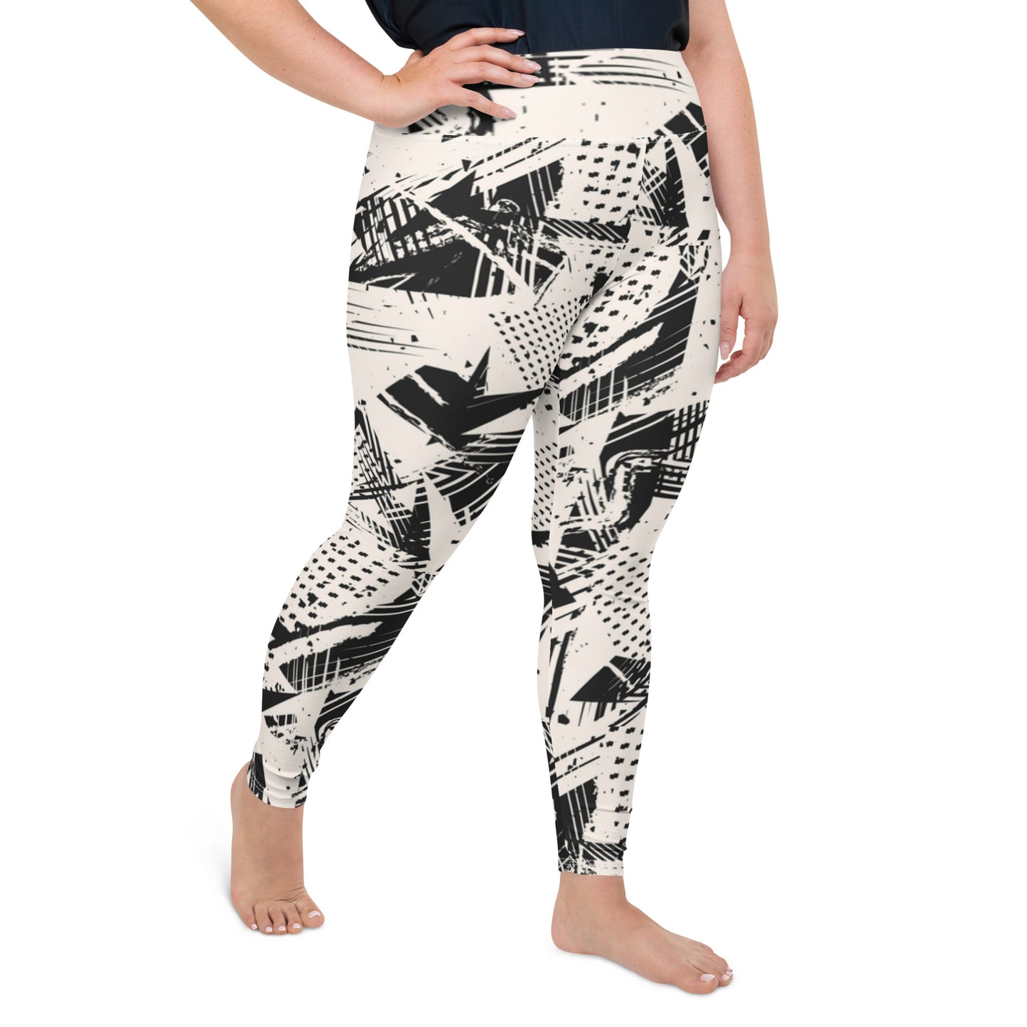 Women's Plus Size Askew Yoga Leggings