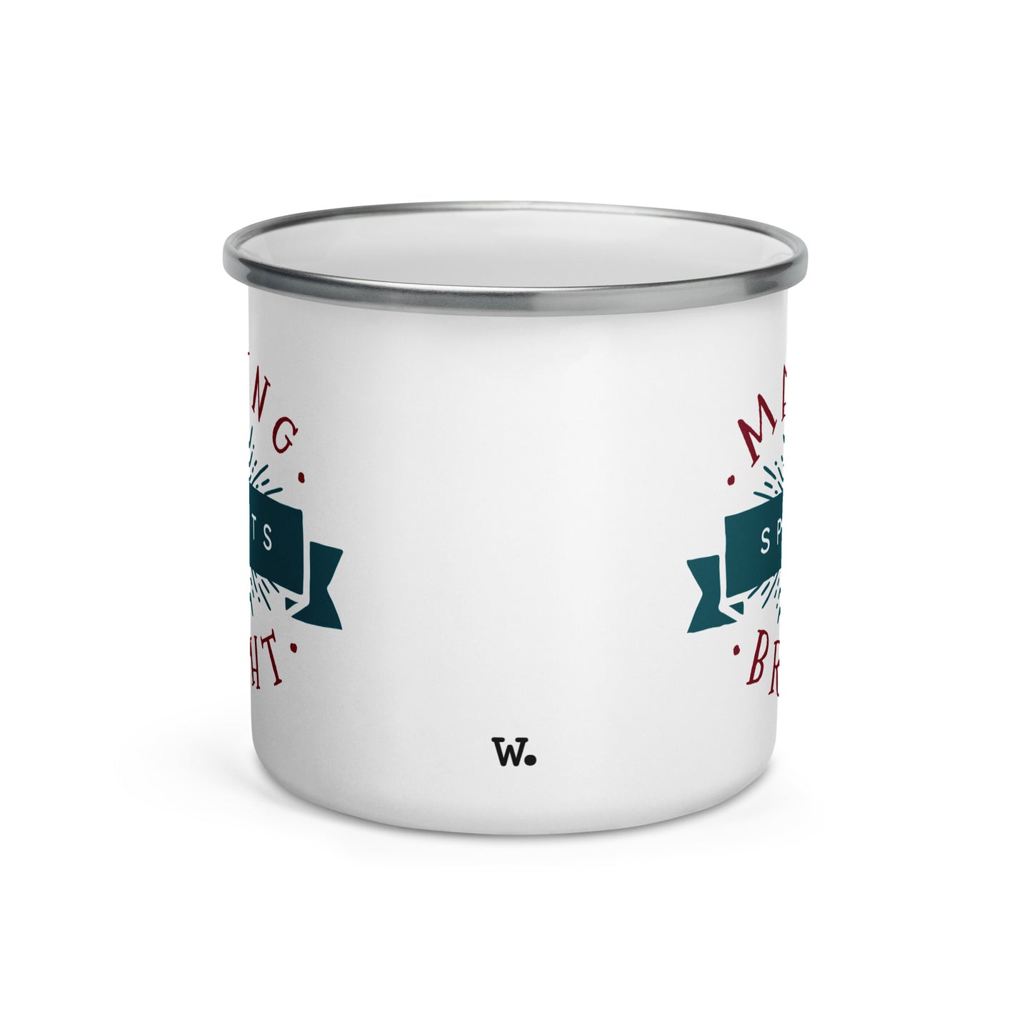 Christmas Spirit Enamel Mug