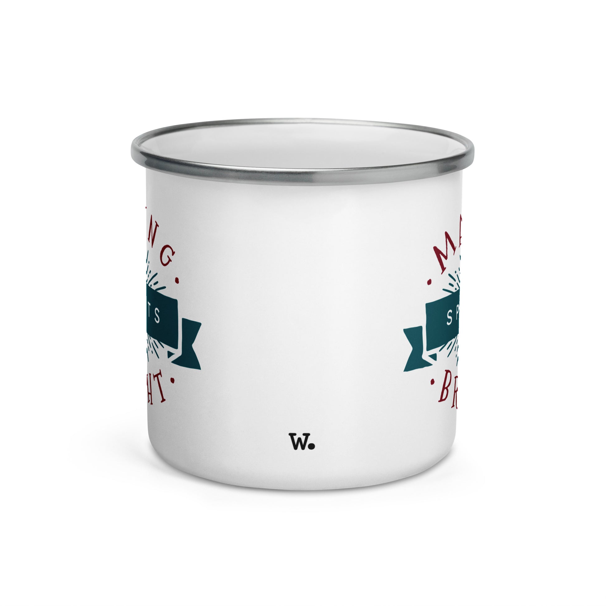 Christmas Spirit Enamel Mug