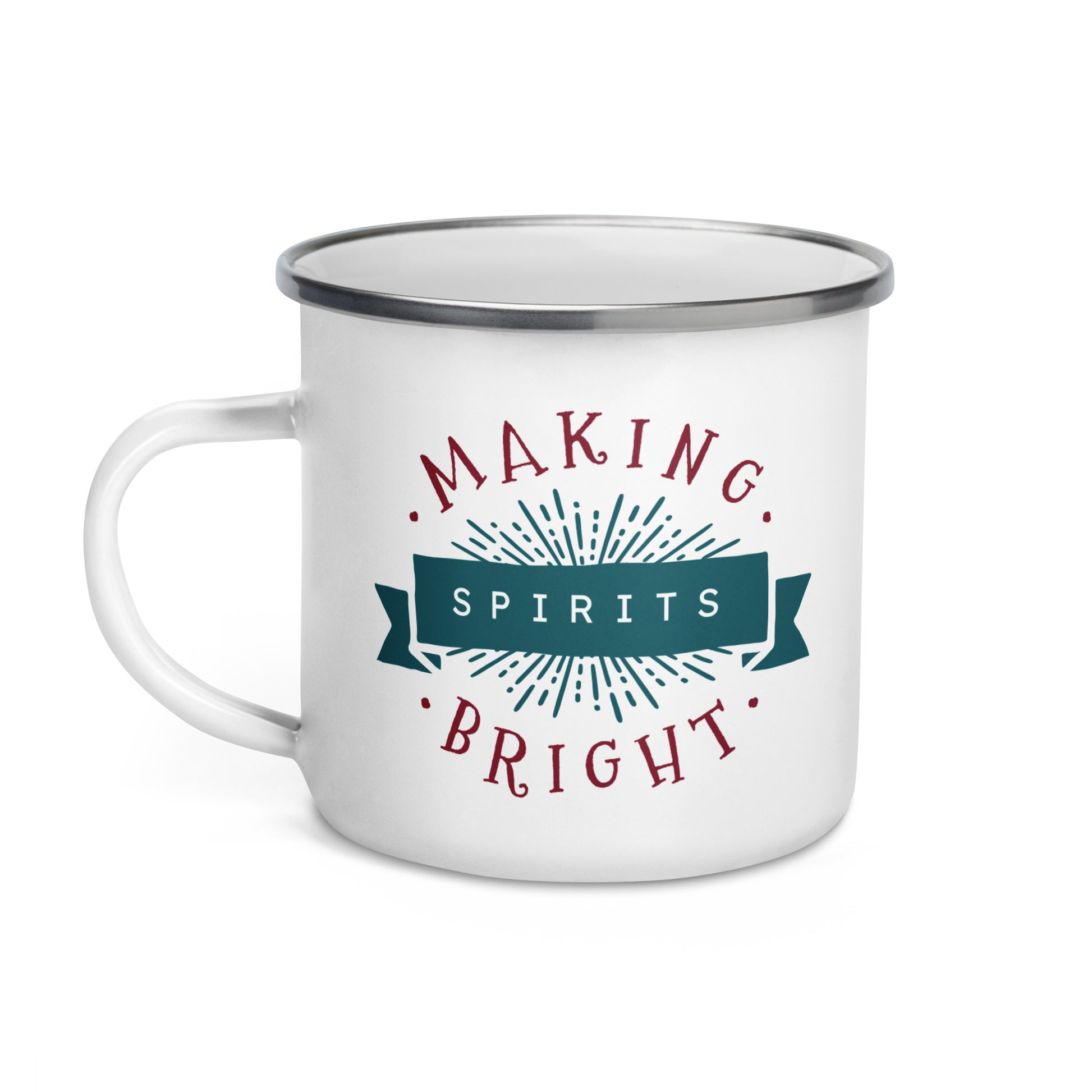 Christmas Spirit Enamel Mug