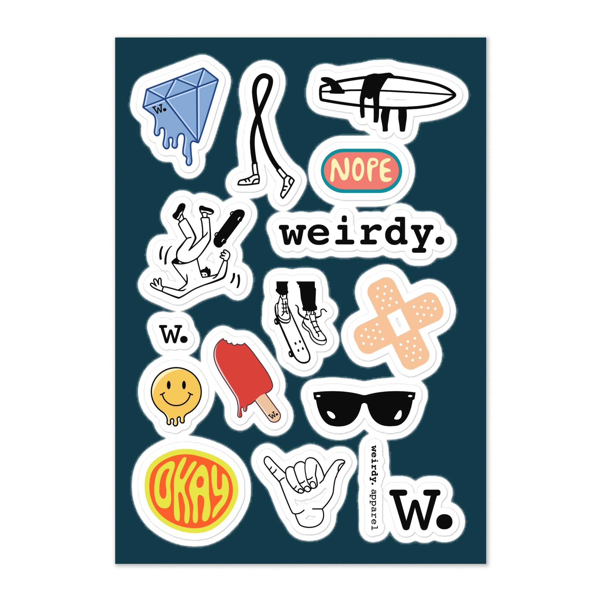 weirdy. Life Sticker Sheet