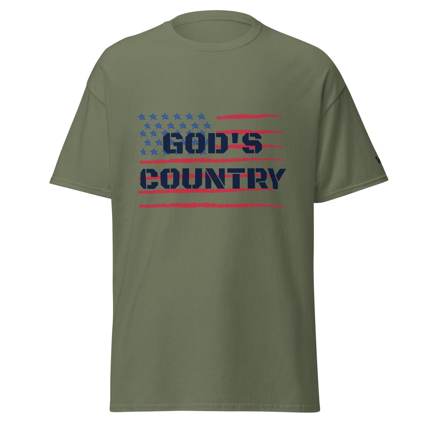 Men's 'God's Country' Tee Military Green