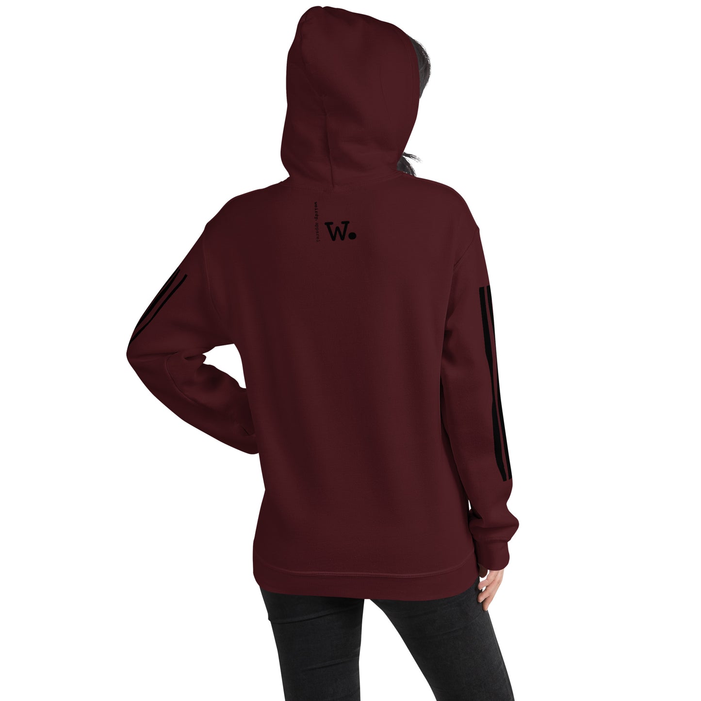 Women's Luminescent Spaz Hoodie Maroon