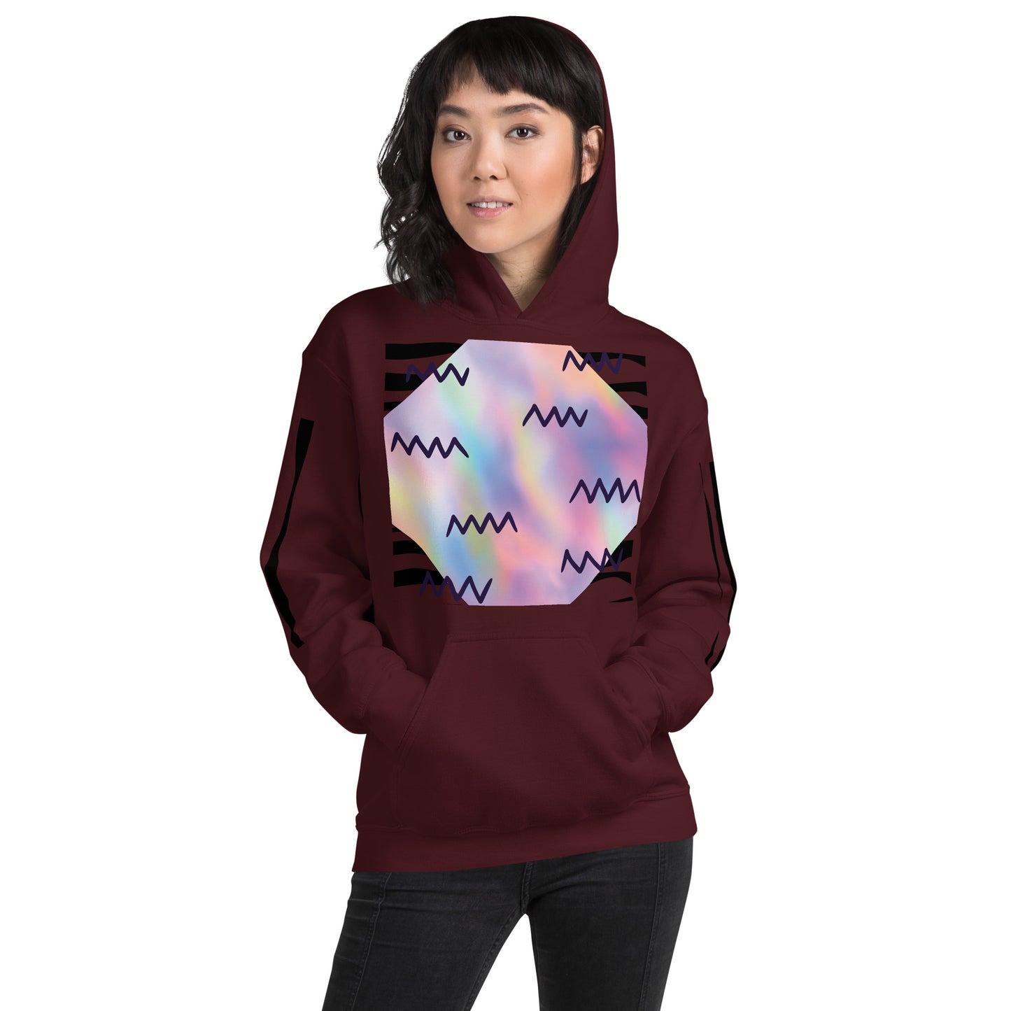 Women's Luminescent Spaz Hoodie Maroon