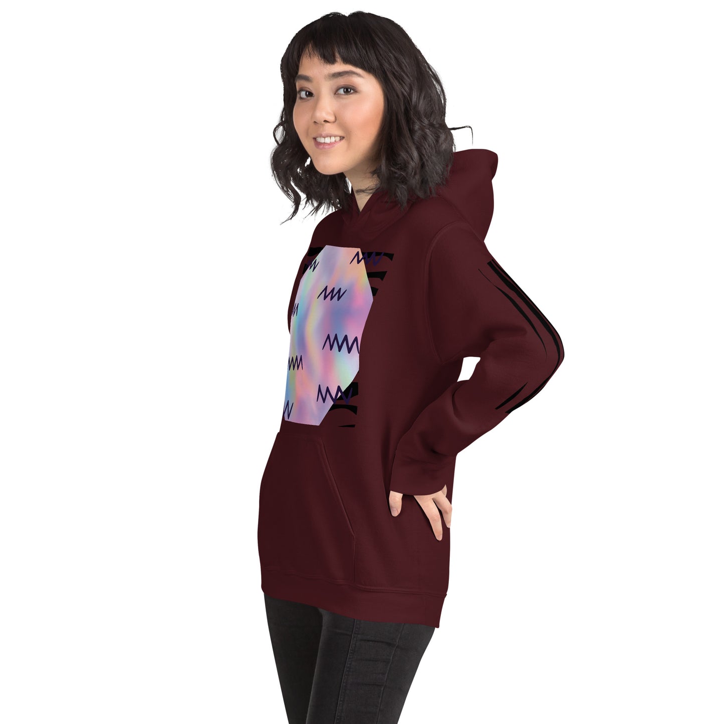 Women's Luminescent Spaz Hoodie Maroon