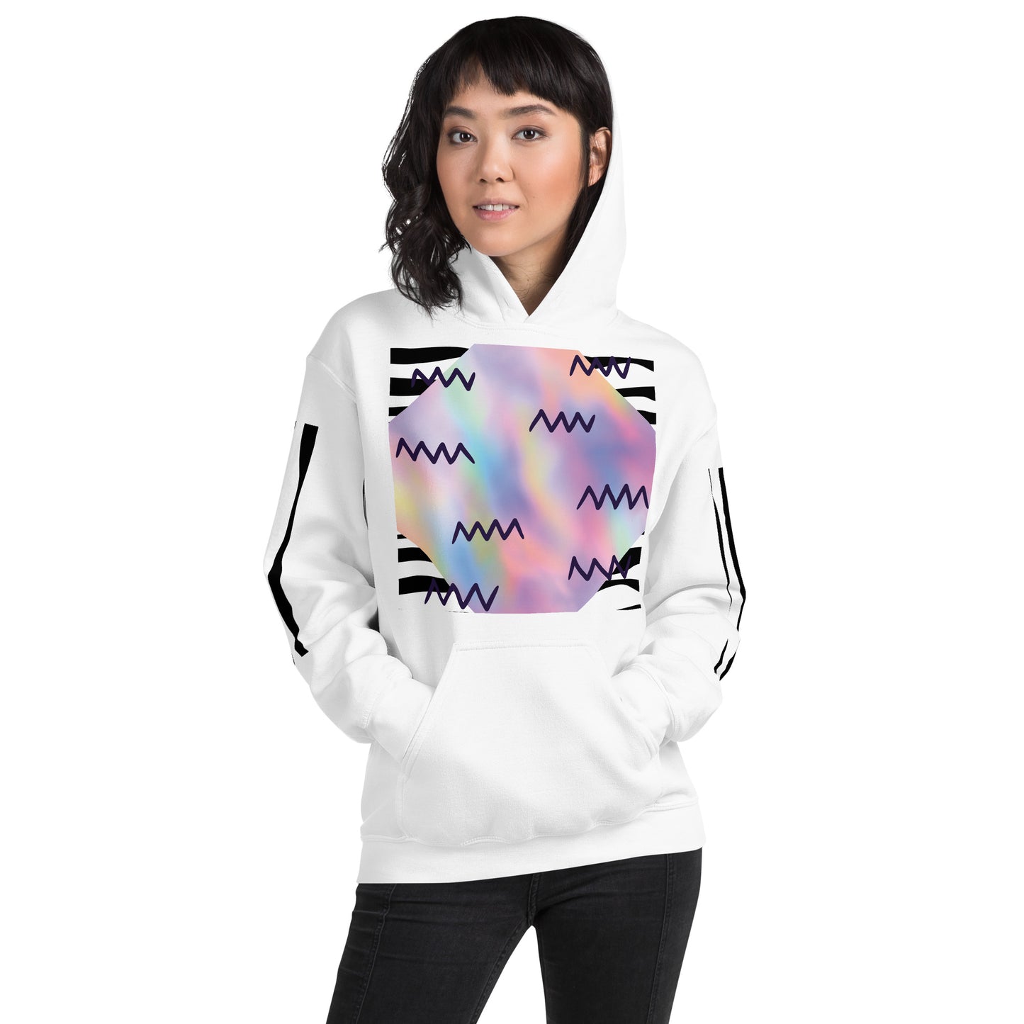 Women's Luminescent Spaz Hoodie White