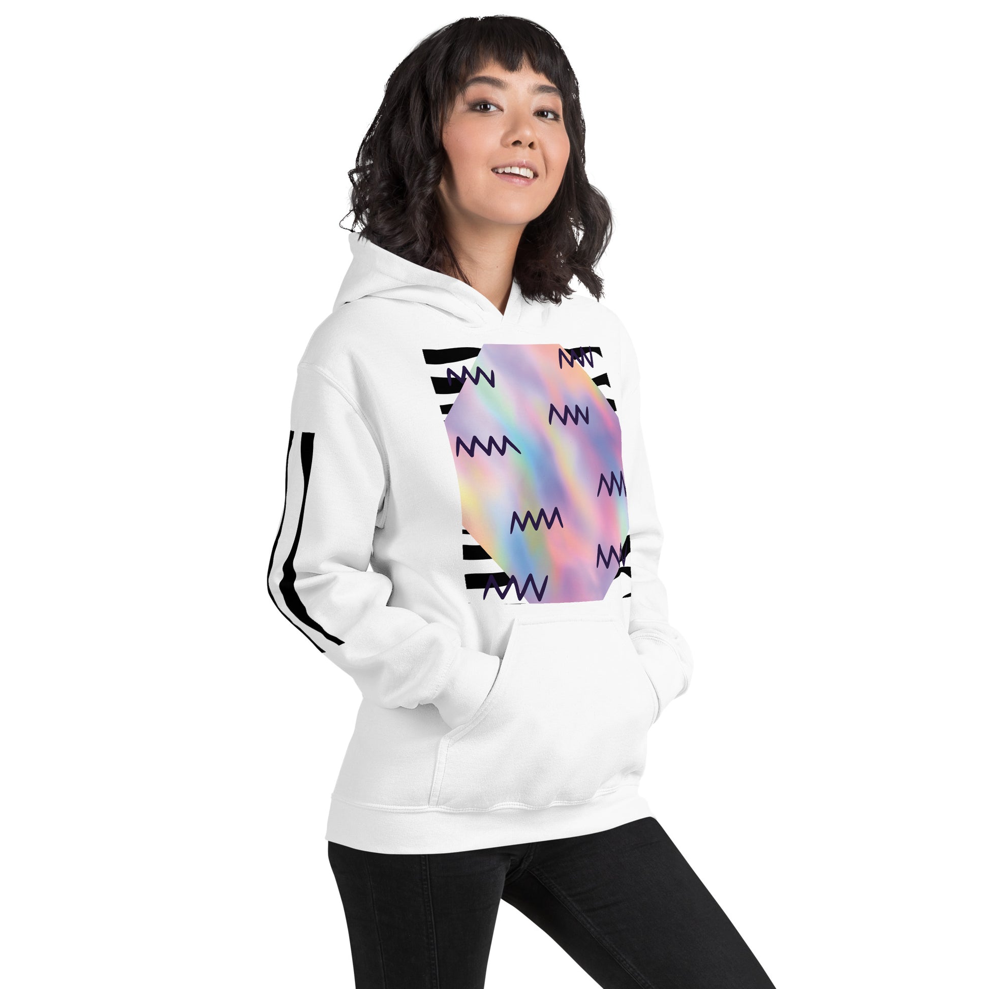 Women's Luminescent Spaz Hoodie White