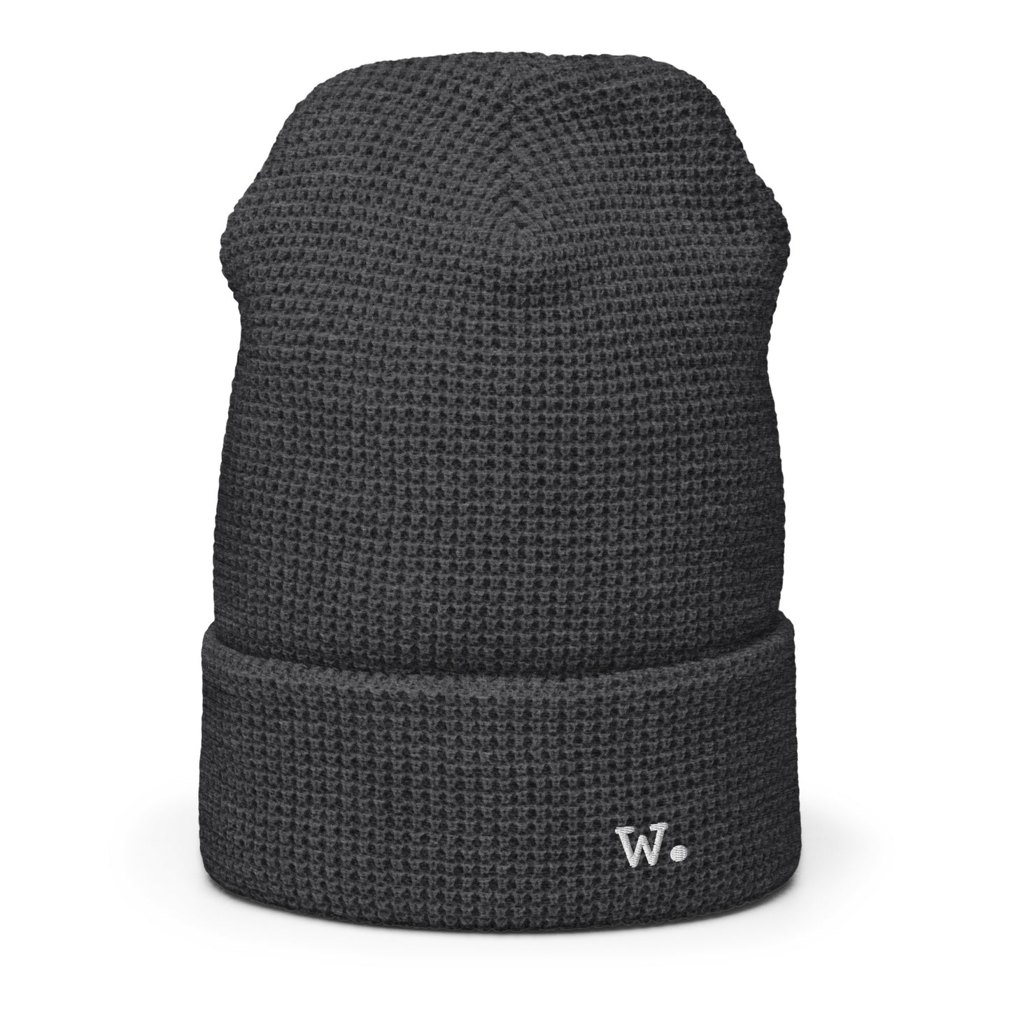 W. Waffle Beanie Heather Charcoal