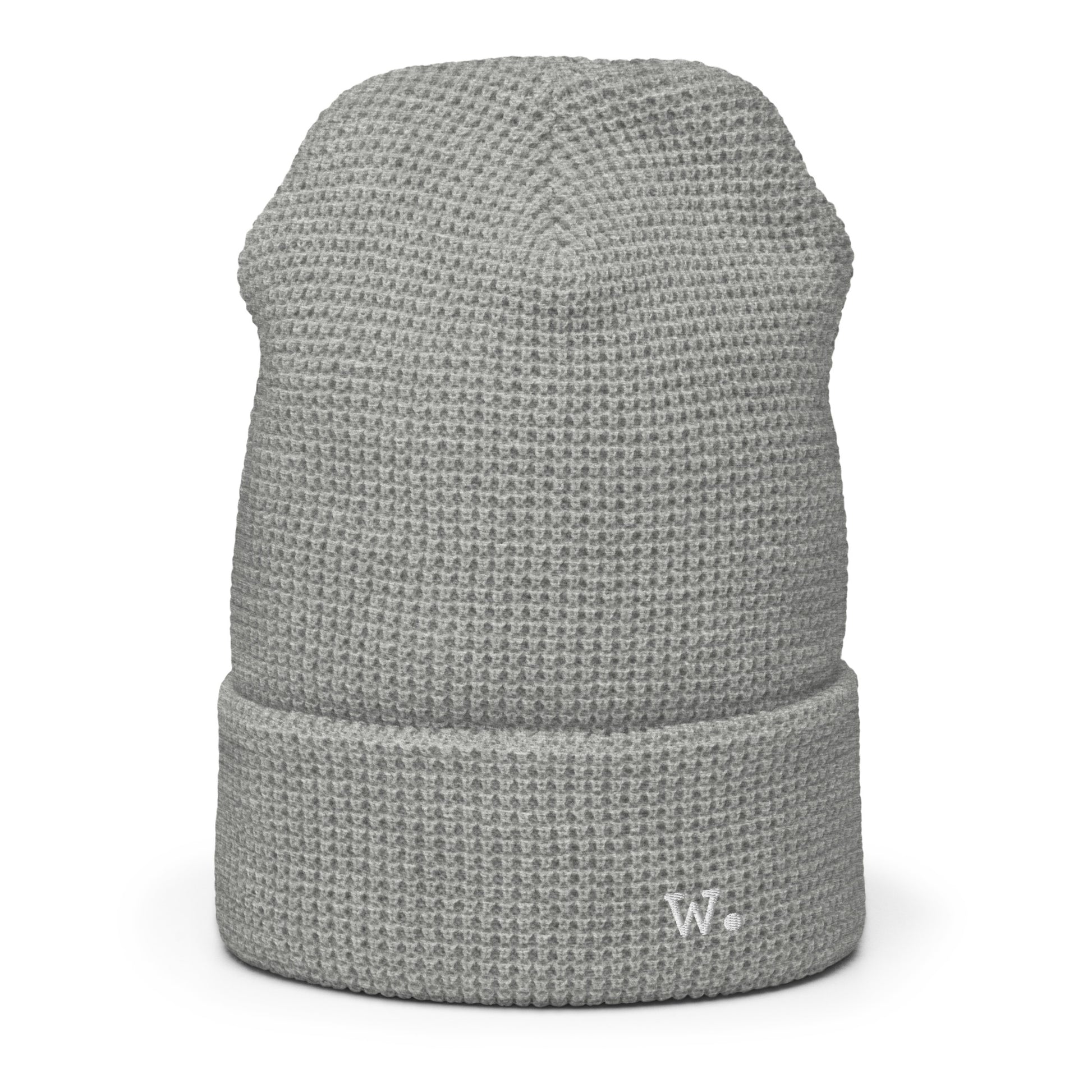 W. Waffle Beanie Heather Grey