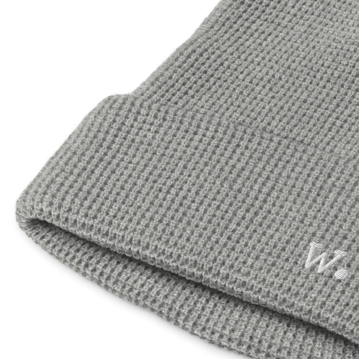 W. Waffle Beanie Heather Grey