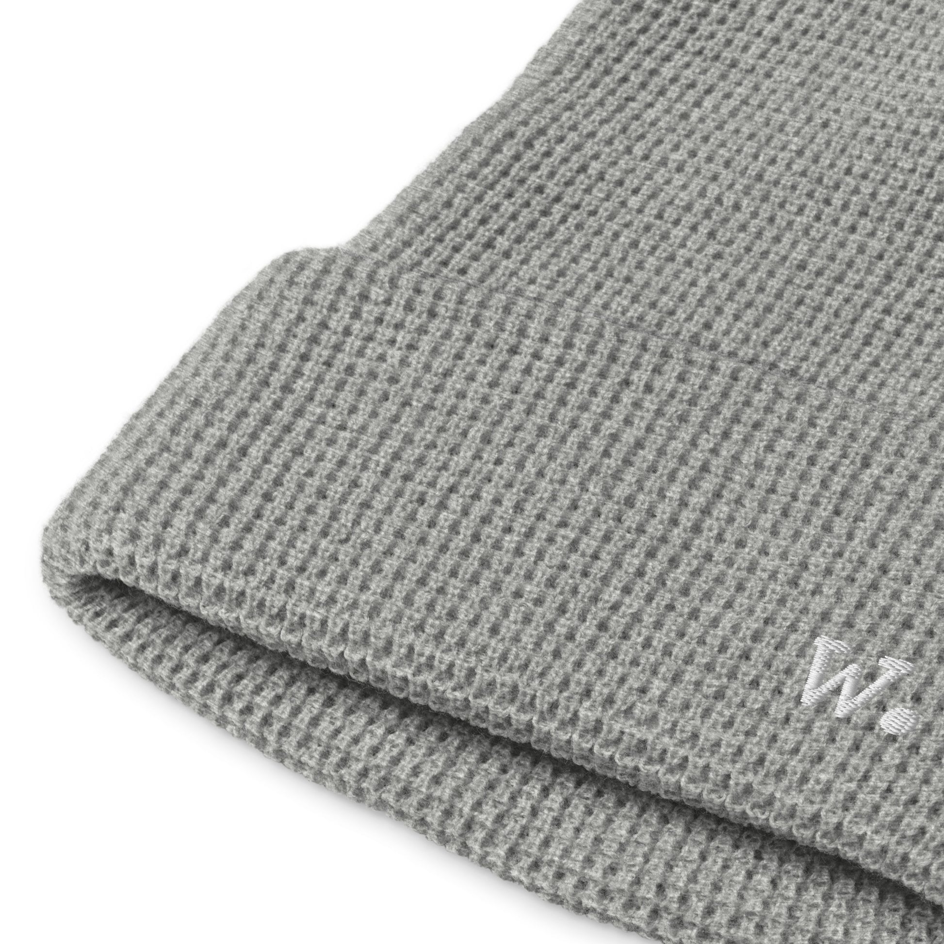 W. Waffle Beanie Heather Grey