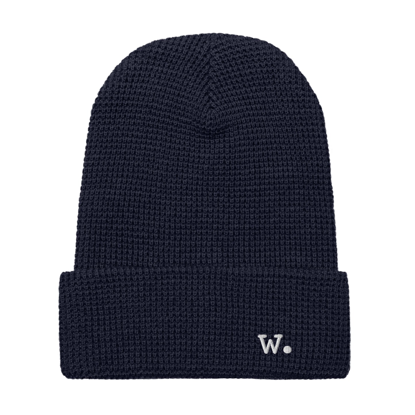 W. Waffle Beanie Navy