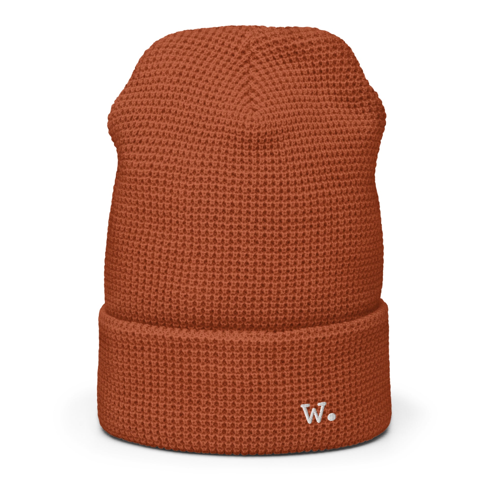 W. Waffle Beanie Rust