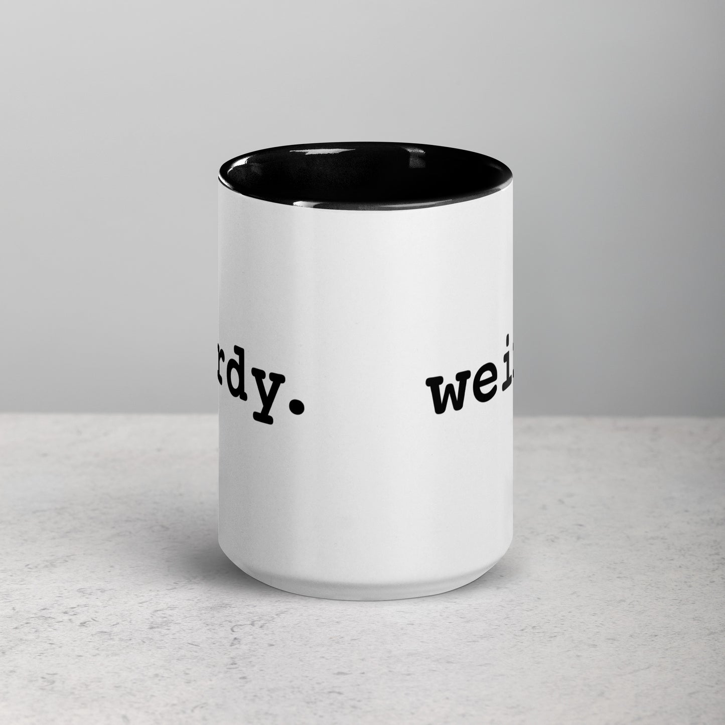 weirdy. Statement Mug 15oz