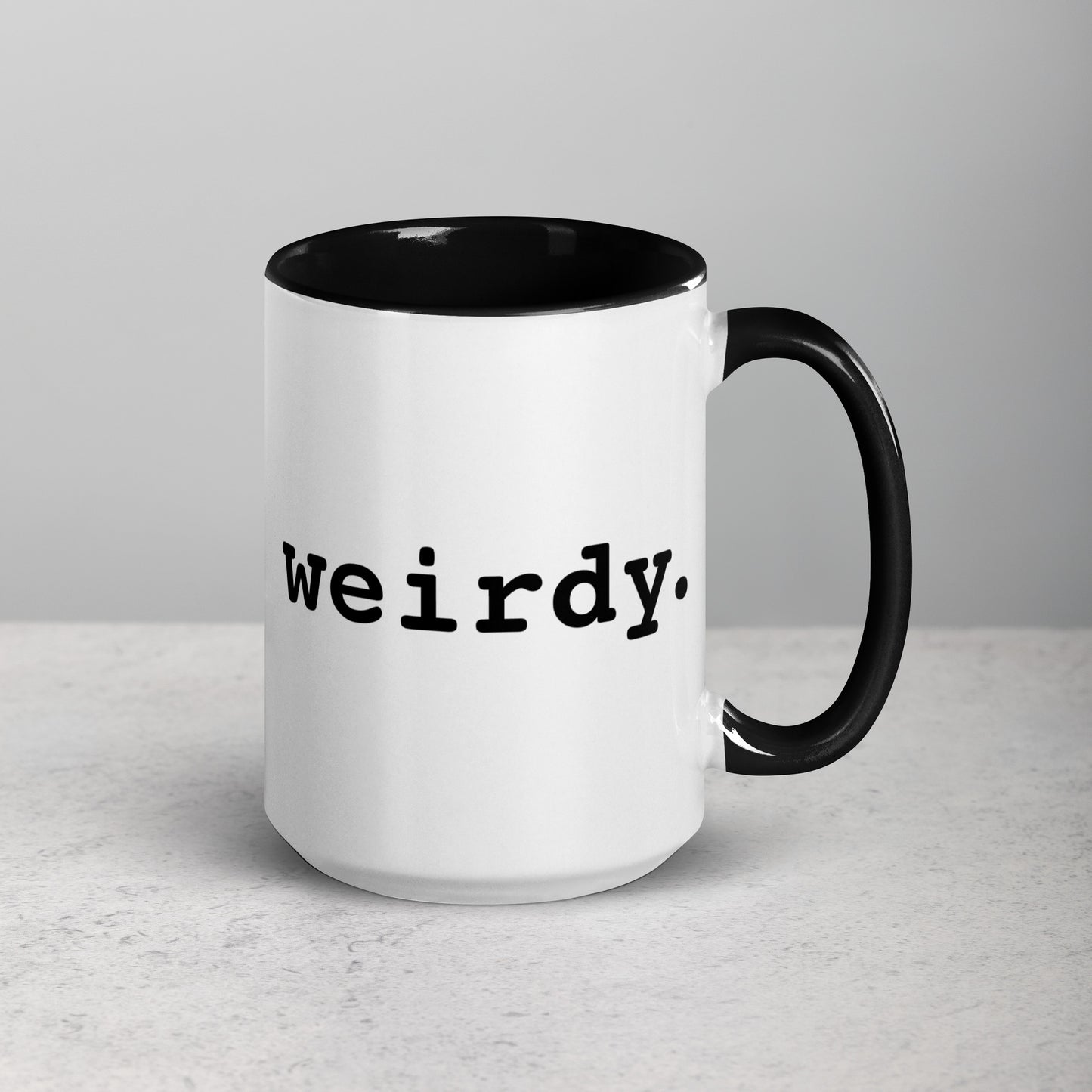 weirdy. Statement Mug 15oz
