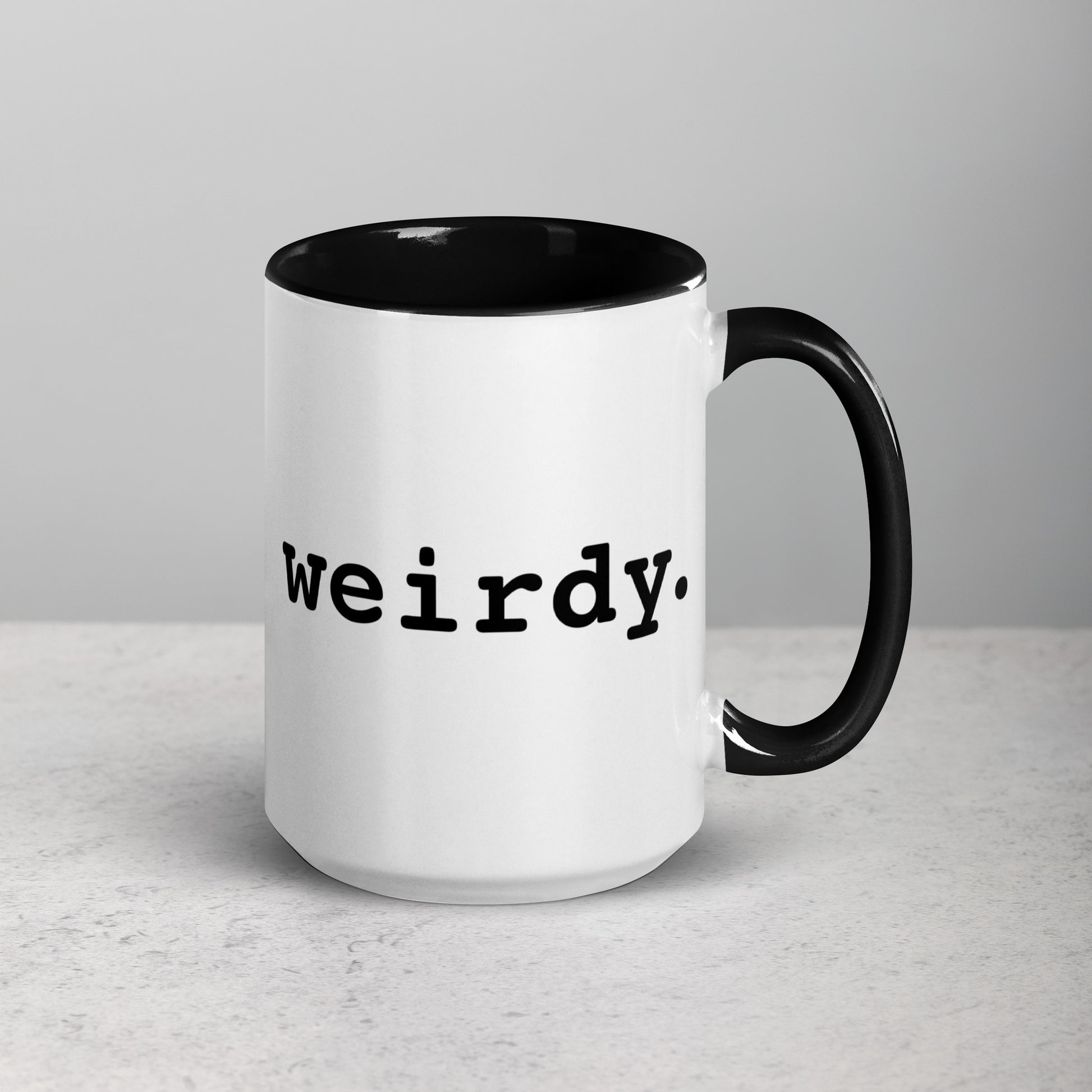 weirdy. Statement Mug 15oz
