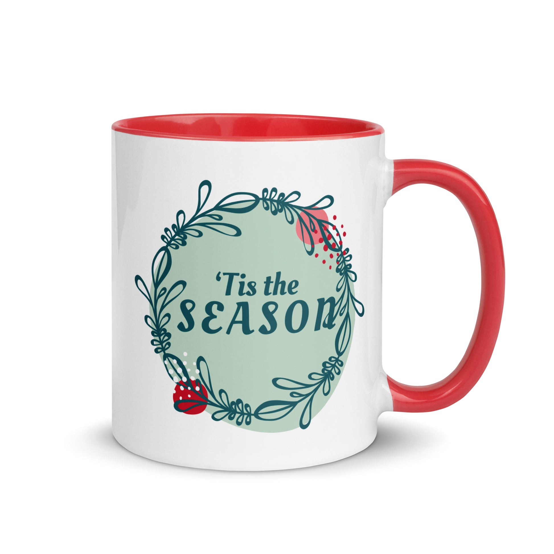 ''Tis The Season' Christmas Mug Red 11oz
