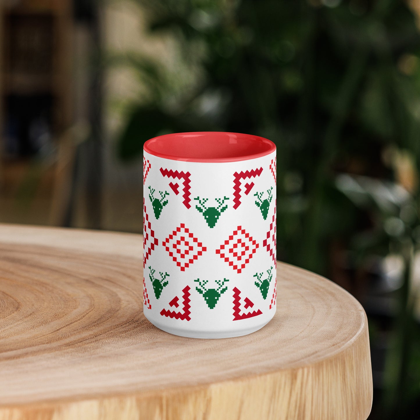 Ugly Christmas Sweater Mug Red 15oz