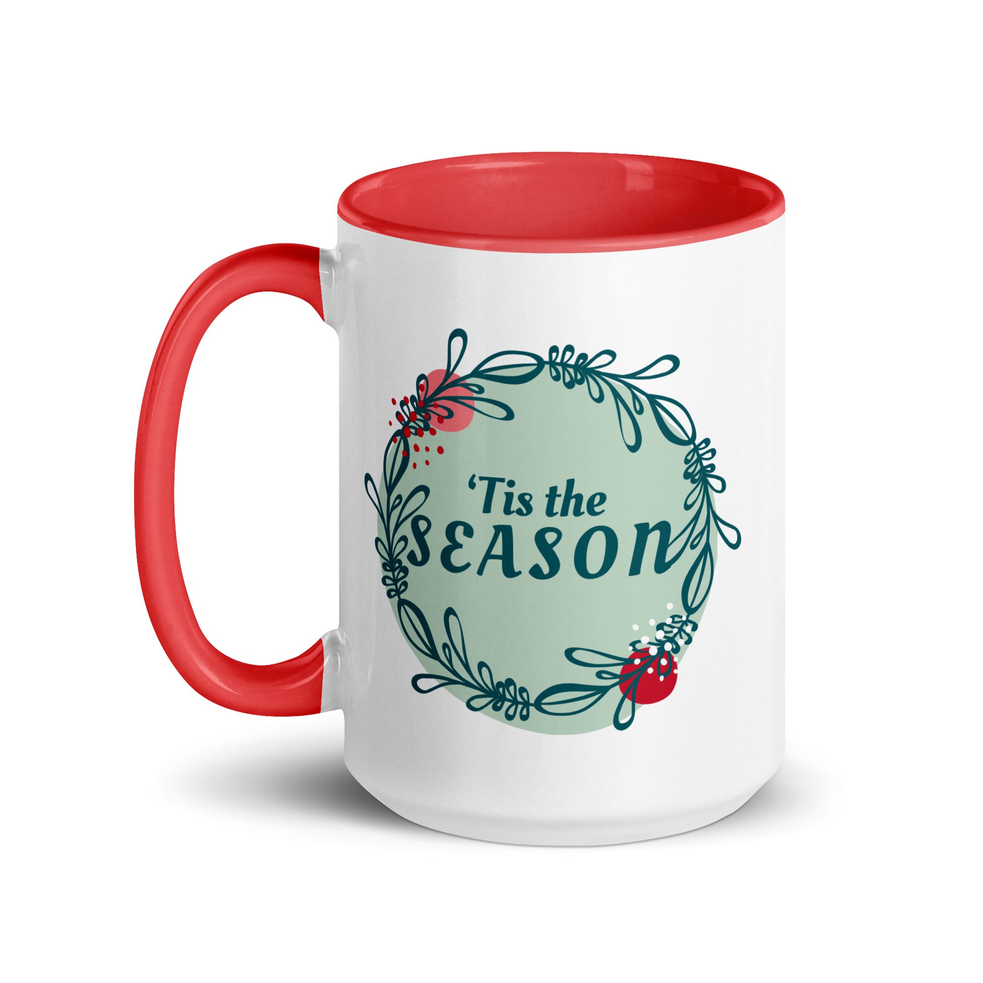 ''Tis The Season' Christmas Mug Red 15oz
