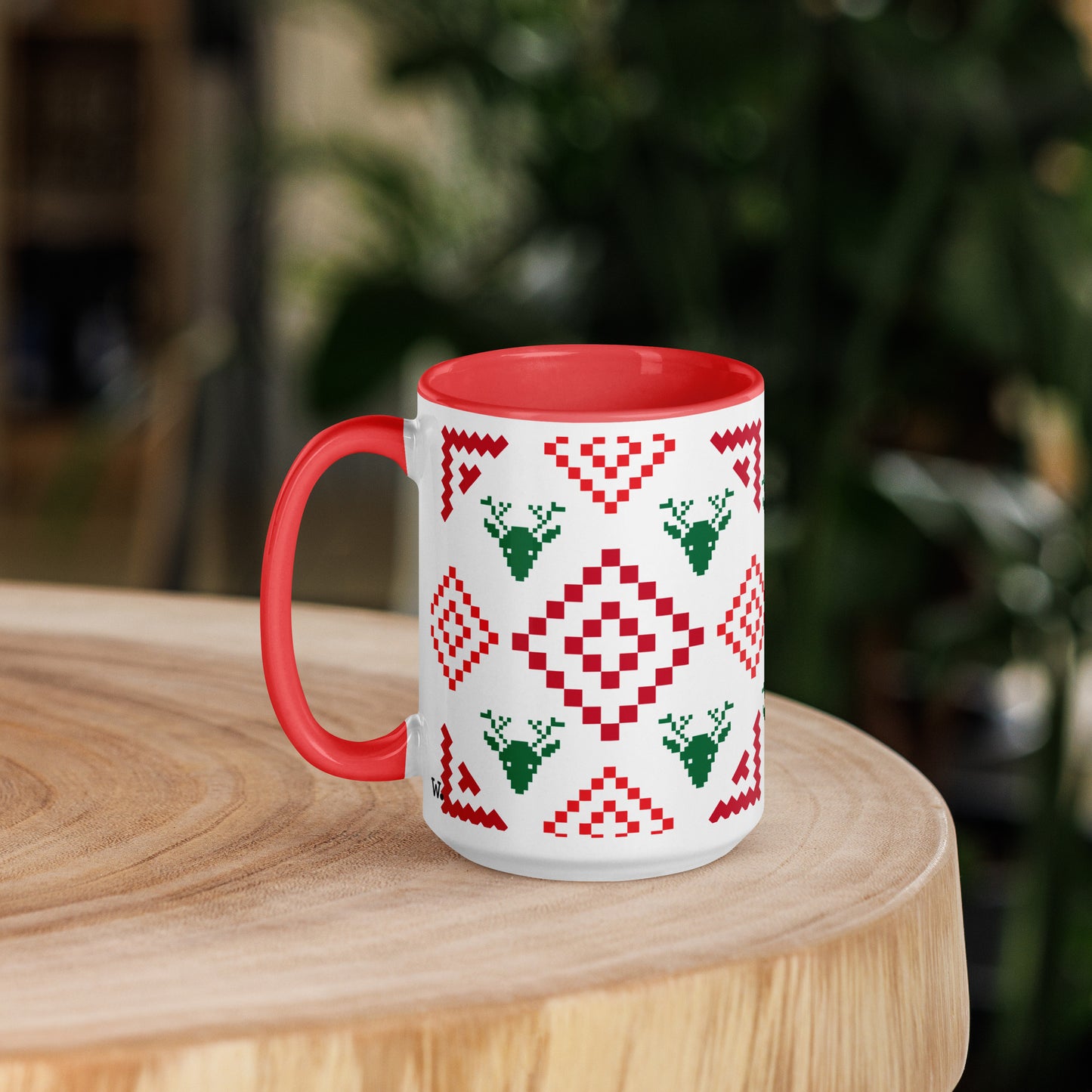 Ugly Christmas Sweater Mug Red 15oz