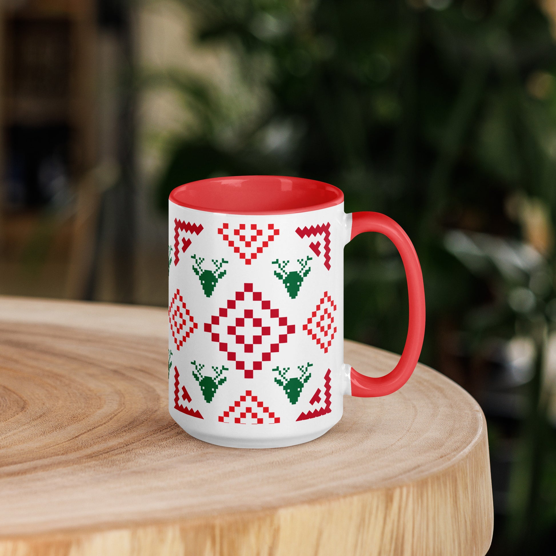 Ugly Christmas Sweater Mug Red 15oz