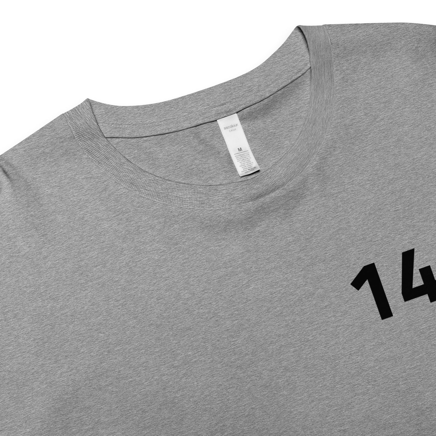 Women’s Love Crop Top Athletic Heather