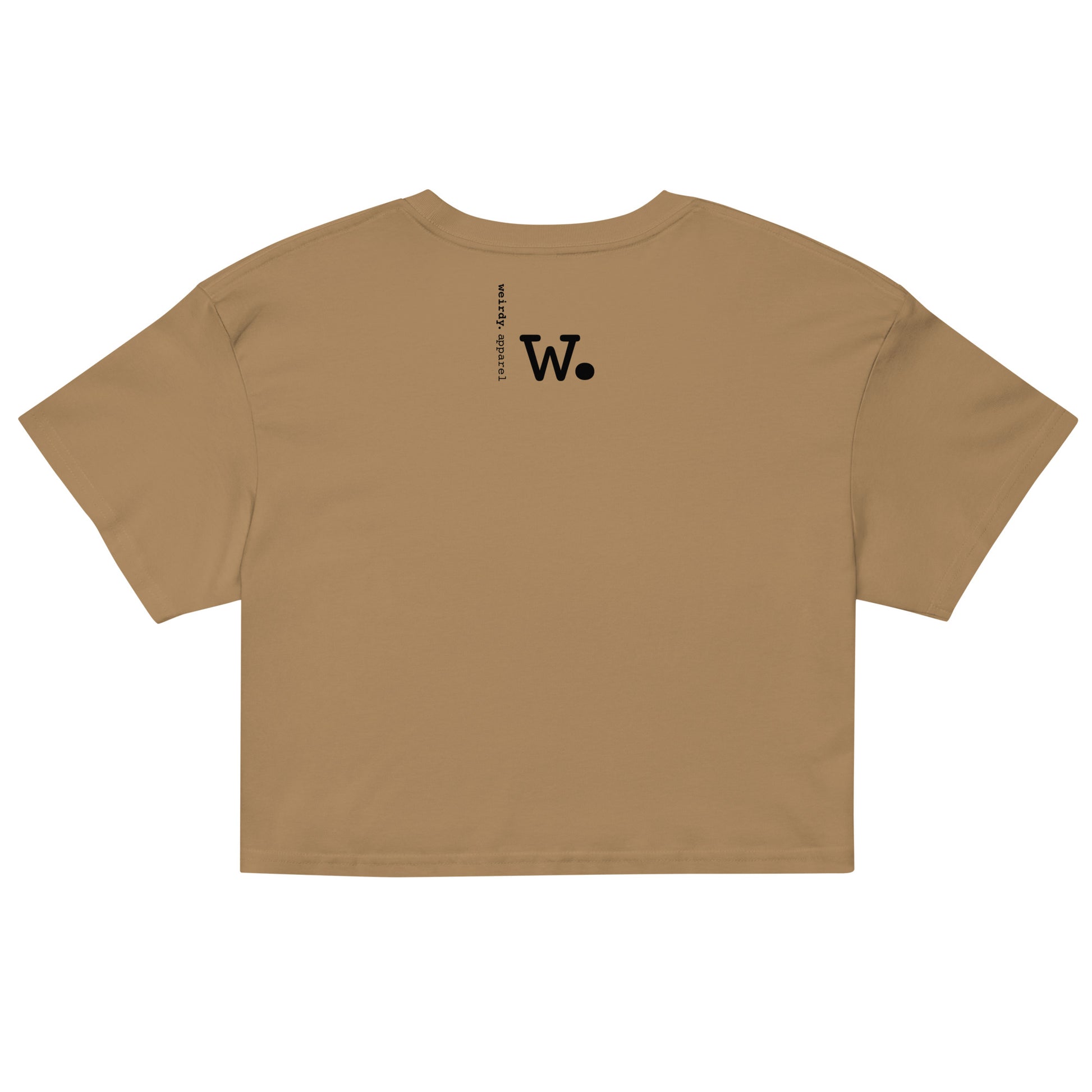 Women’s Love Crop Top Camel